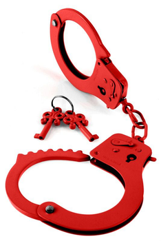 Наручники Fetish Fantasy Series Designer Metal Handcuffs цвет красный (03740015000000000)