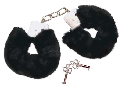 Металеві наручники з хутром Bad Kitty Handschellen колір чорний (14239005000000000)