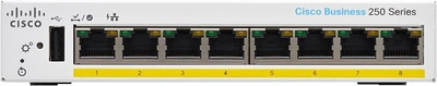 Комутатор Cisco CBS250-8PP-D-EU