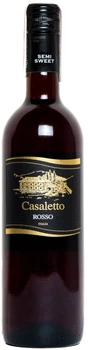Вино Casaletto Rosso червоне напівсолодке 0.75 л 10.5% (8008900007282)