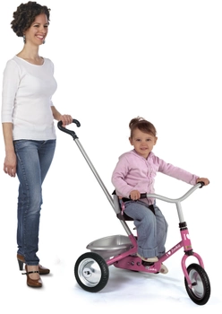 Детский металлический велосипед Smoby Zooky с багажником Розовый (454016) (3032164540167)