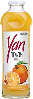 Сок Yan Без сахара Апельсиновый 930 мл (4850001111016)