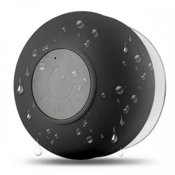 Bluetooth Shower Speaker колонка MP3 для душа водонепроникна BTS-06 Black