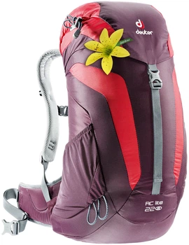 Рюкзак Deuter AC Lite 22 SL aubergine-fire (5522) / Розмір 22 (3420216 5522)