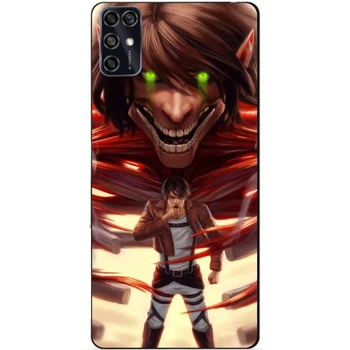 Силиконовый бампер чехол Candy для ZTE V2020 Smart с аниме Attack on Titan