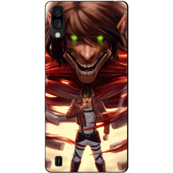 Силиконовый бампер чехол Candy для ZTE Blade A5 2020 с рисунком Attack on Titan