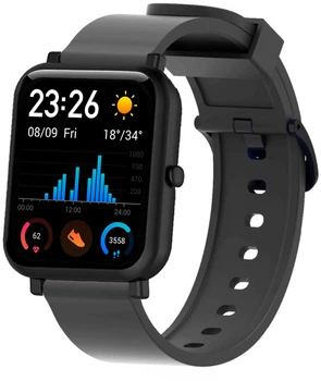 Силиконовый ремешок Like для Amazfit GTS Black (13176-2B)