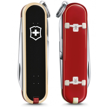 Складной нож Victorinox CLASSIC LE "Skateboarding" 58мм/1сл/7функ/цветн/чехол /ножн