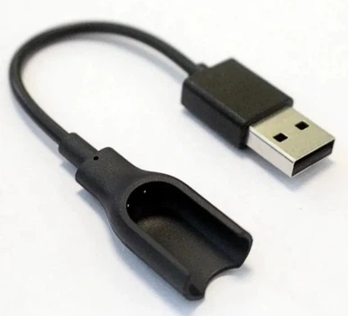 Кабель для зарядки Mi Band 2 і 3 USB ремінець зарядка браслет (603490786) Чорний