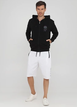 Шорты "Only Man" (95-SHd-03-02-white/Lfront-big-black/p-black-XS)