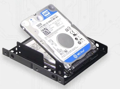 Перехідник адаптер санчата з 2.5 "HDD / SSD в 3.5 для 2шт кріплення металевий(592287021) Чорний