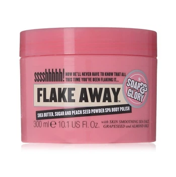 Скраб для тіла з морською сіллю, сахарозою і маслом ши Soap & Glory Flake Away Body Spa Polish 300 мл (5045096769344)