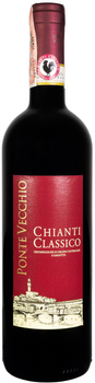 Вино PonteVecchio Chianti Classico DOCG червоне сухе 0.75 л 13% (8002373002737)