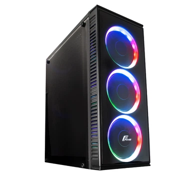 Корпус Frime Bastion Rainbow led USB 3.0 без БП (Bastion-U3-3RWSRF-WP)