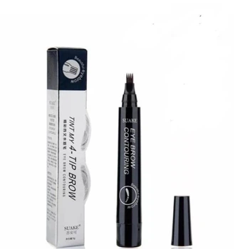 Водостійкий олівець для брів Tint My 4 з мікроблейдінгом 02 коричневий 5г