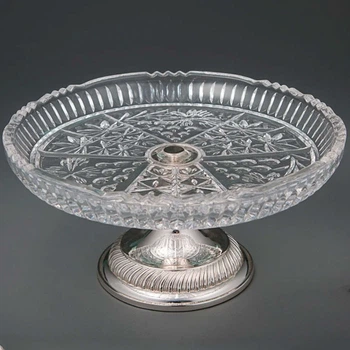 Конфетница 22 см Kristal Silver