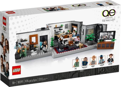 Lego Creator Expert Queer Eye - лофт «Великолепной пятерки» 10291