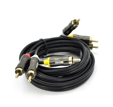 Аудио-видео кабель 3xRCA - 3xRCA VEGGIEG AV301 1.5m
