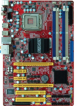 Материнская плата DFI BLOOD-IRON  P45 Socket 775 ( s775, DDR2, P45 , PCI-Ex16 ) Б/У