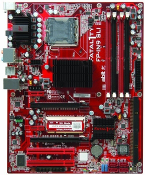 Материнская плата ABIT FATALITY FP-IN9 SLI Socket 775 ( s775, DDR2, Nvidia nForce 650i SLI, PCI-Ex16 ) Б/У