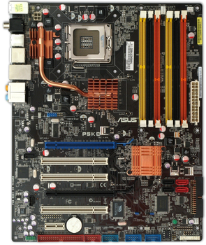 Материнская плата ASUS P5KC Socket 775 ( s775, COMBO DDR3/ DDR2, P35 , PCI-Ex16 ) Б/У