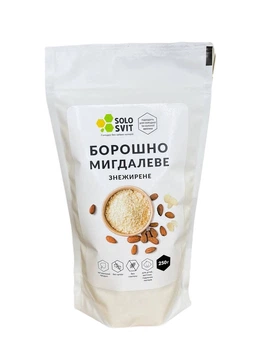 Миндальная мука обезжиренная ТМ «SoloSvit», 250 г(4820217710396)