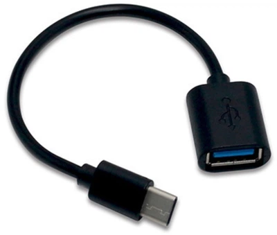 Переходник Value OTG USB 2.0 AF - USB Type-C 0.15 м Black (S0808)