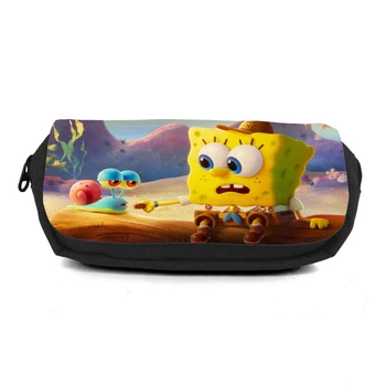 Шкільний пенал Спанч Боб 001 (SpongeBob) органайзер універсальний (SPB-001-blc) чорний