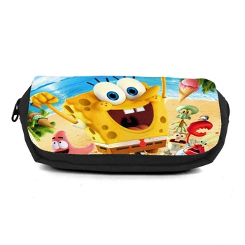 Шкільний пенал Спанч Боб 0012 (SpongeBob) органайзер універсальний (SPB-0012-blc) чорний