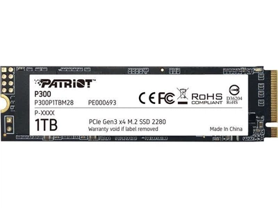SSD-накопичувач M.2 Patriot P300 1 ТБ NVMe PCIe 3.0 2280 3D TLC