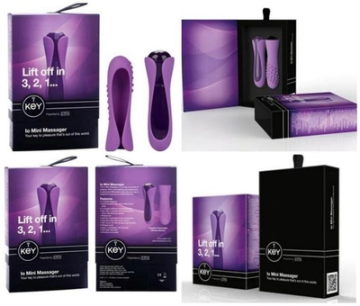 Вибромассажер Key Lo Mini Massager цвет фиолетовый (12802017000000000)