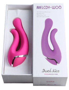 Вібратор Chisa Novelties Dual Kiss колір рожевий (20241016000000000)