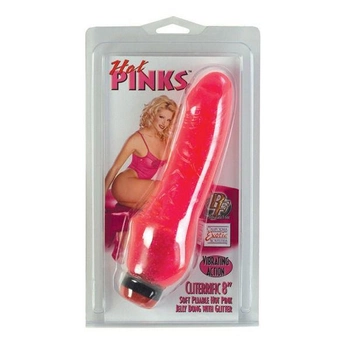 Вибратор с щеточкой для клитора Hot Pinks (10969000000000000)