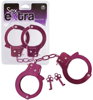 Наручники Sex Extra Metal Cuffs колір фіолетовий (18470017000000000)