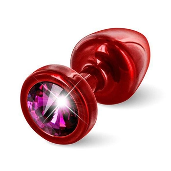 Анальная пробка Diogol Anni Butt Plug Round, 6,1см цвет красный (17198028000000000)