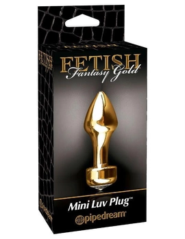 Анальна пробка Pipedream Fetish Fantasy Gold Mini Luv Plug (15338000000000000)