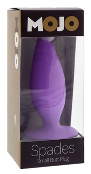 Анальна пробка Vibe Therapy Mojo Spades Small Butt Plug колір фіолетовий (15445017000000000)
