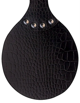 Шлепалка круглая с узором Fetish Fantasy Series Designer Paddle II цвет черный (03751005000000000)