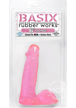 Фаллоимитатор Pipedream Basix Rubber Works , 15 см цвет розовый (08802016000000000)