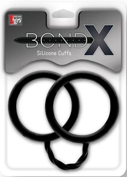 Наручники из силикона BondX Silicone Cuffs цвет черный (17915005000000000)