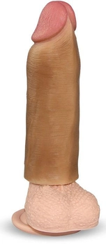 Увеличивающая насадка на пенис Revolutionary Silicone Nature Extender цвет коричневый (19559014000000000)
