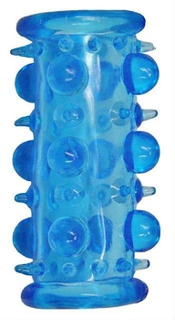 Насадка на пеніс Lust Cluster Bead Sleeve колір блакитний (17291008000000000)