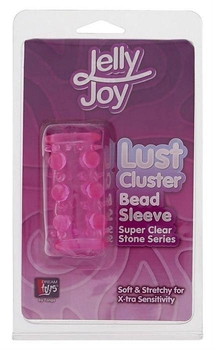 Насадка на пенис Lust Cluster Bead Sleeve цвет розовый (17291016000000000)