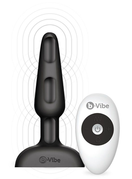 Анальная вибропробка B-Vibe Trio Remote Control Plug цвет черный (20816005000000000)