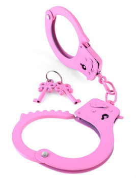 Наручники Fetish Fantasy Series Designer Metal Handcuffs колір рожевий (03740016000000000)