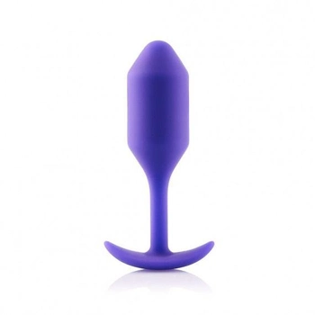 Професійна анальна пробка B-Vibe Snug Butt Plug 2 колір фіолетовий (+21792017000000000)