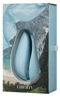 Бесконтактный стимулятор клитора Womanizer Liberty цвет голубой (21967008000000000)