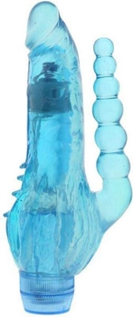 Вібромасажер Dreamtoys Crystal Cox, 19 см колір блакитний (12420008000000000)