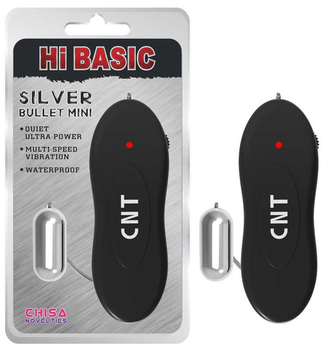 Віброяйце Chisa Novelties Silver Bullet Mini колір чорний (20490005000000000)