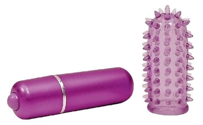 Вибропуля с мягкой насадкой Les Petites цвет фиолетовый (14191017000000000)